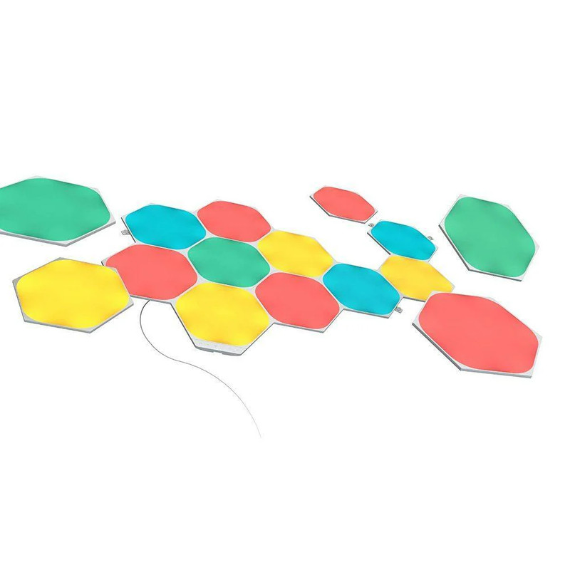 Nanoleaf Shapes Hexagons Starter Kit - 15 Panels- إضاءة